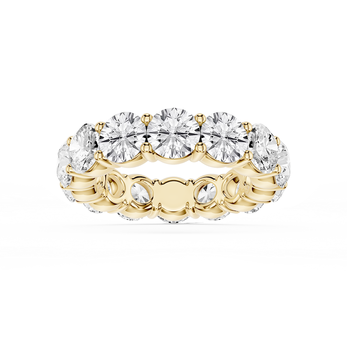 Rebecca Round Lab Grown Diamond Shared Prong Eternity Band