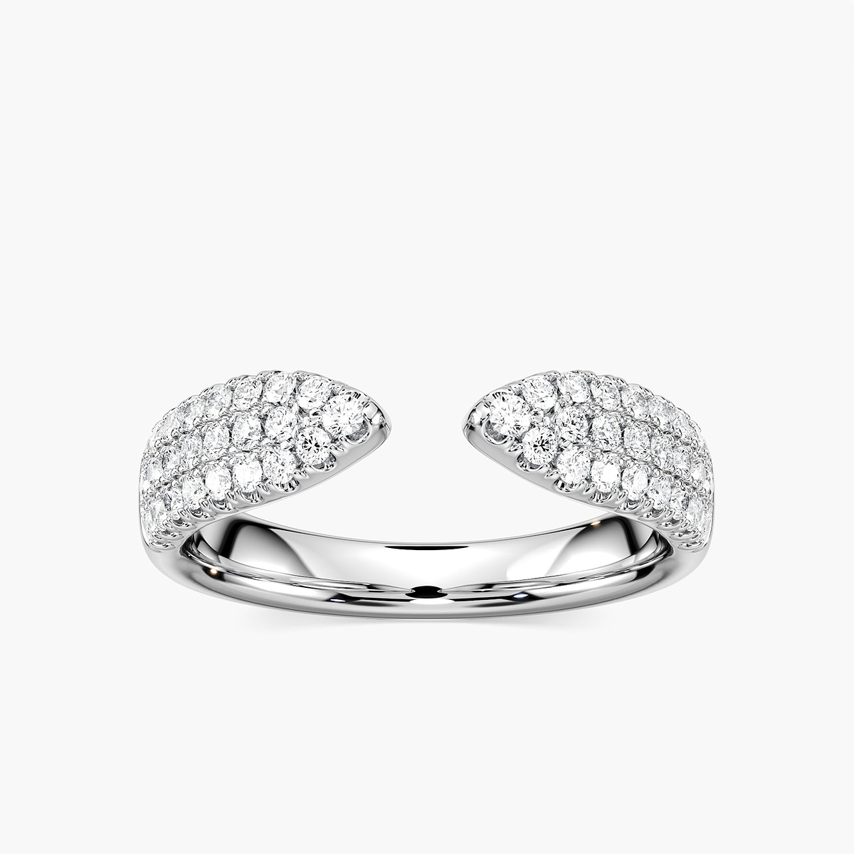 Rome Lab Grown Diamond Band - 14K White Gold (RTS)