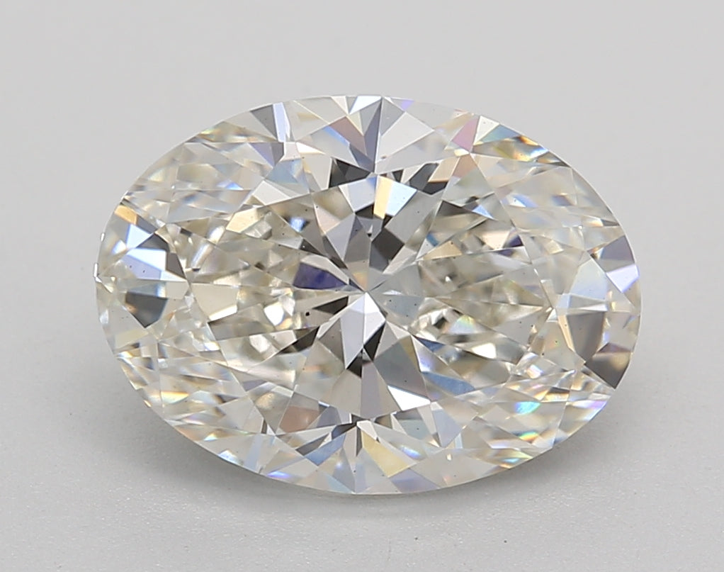 3.31 Carat Oval Cut Lab-Created Diamond