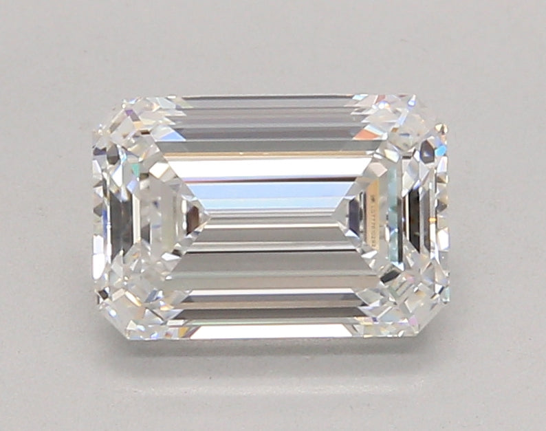 2.05 Carat Emerald Shaped, Ideal Cut, E Color, VVS2 Clarity, IGI Certified Lab Grown Diamond
