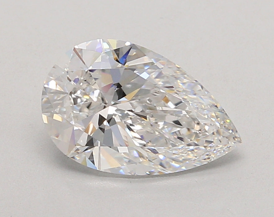 2.05 Carat Pear Shaped, Ideal Cut, E Color, VVS2 Clarity, IGI Certified Lab Grown Diamond