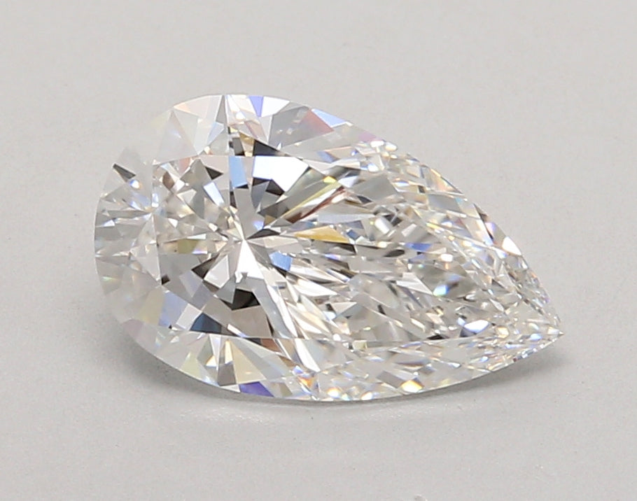 2.02 Carat Pear Shaped, Ideal Cut, E Color, VS1 Clarity, IGI Certified Lab Grown Diamond