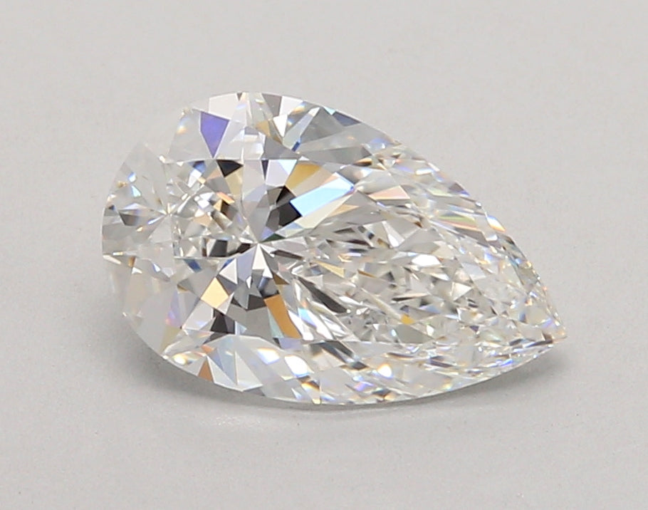2.05 Carat Pear Shaped, Ideal Cut, E Color, VVS2 Clarity, IGI Certified Lab Grown Diamond