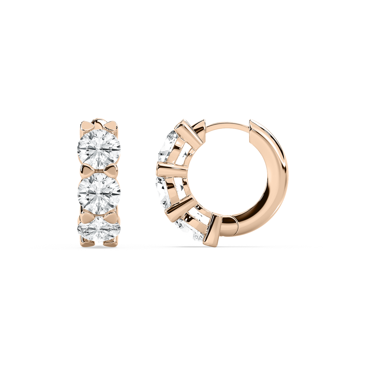 Orecchini A Cerchio Con Pietra Preziosa Quadrata A Goccia - Foto 5