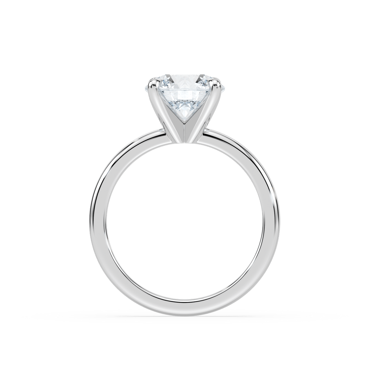 Traditional Solitaire Engagement Ring - 1.05ct Round Cut Lab Grown Diamond (RTS)