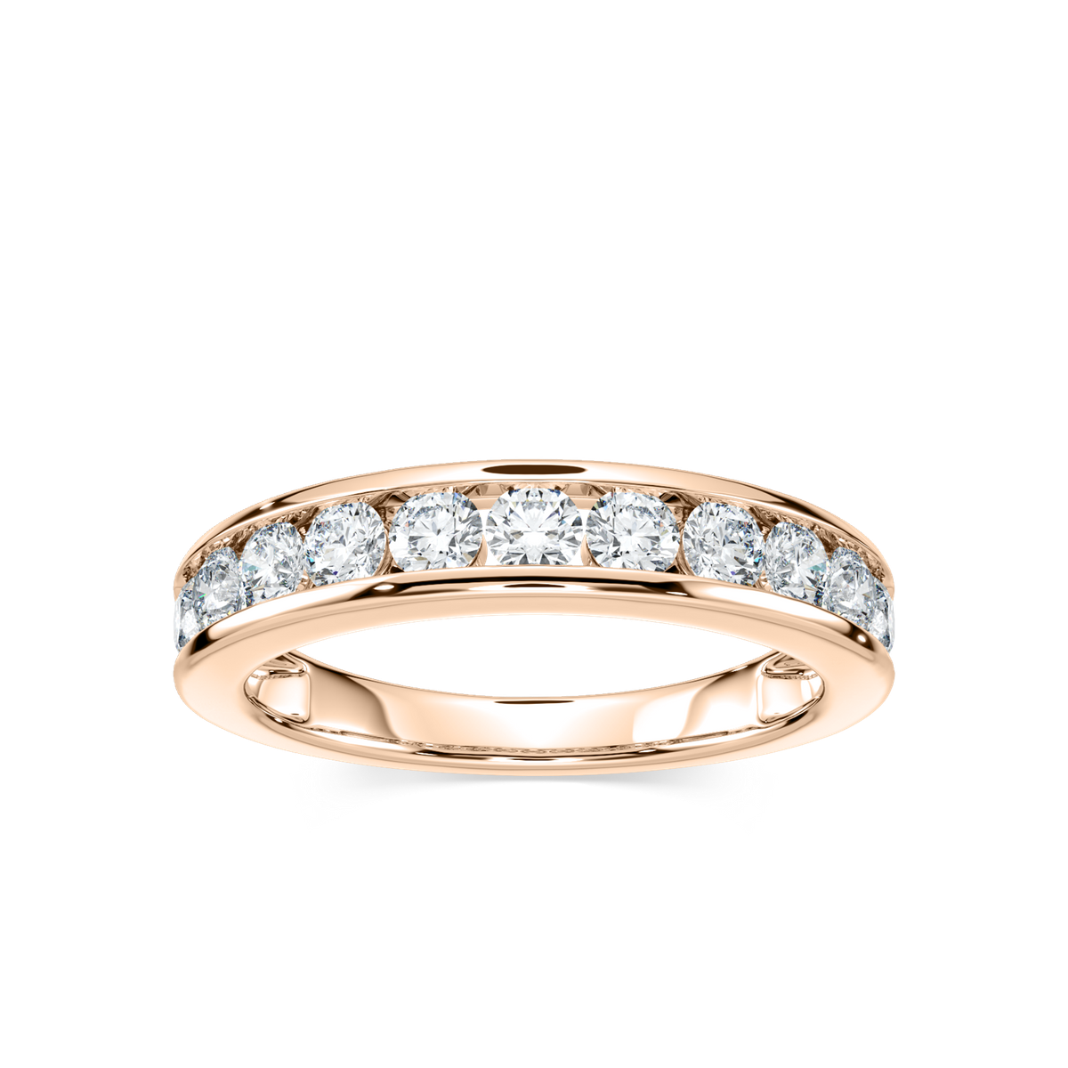 Channel Set Lab-Grown Diamond Ring