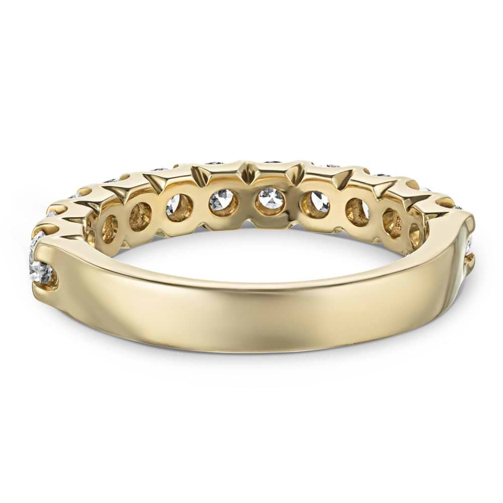 Shown with 1.5ctw Lab Diamonds in 14k Yellow Gold