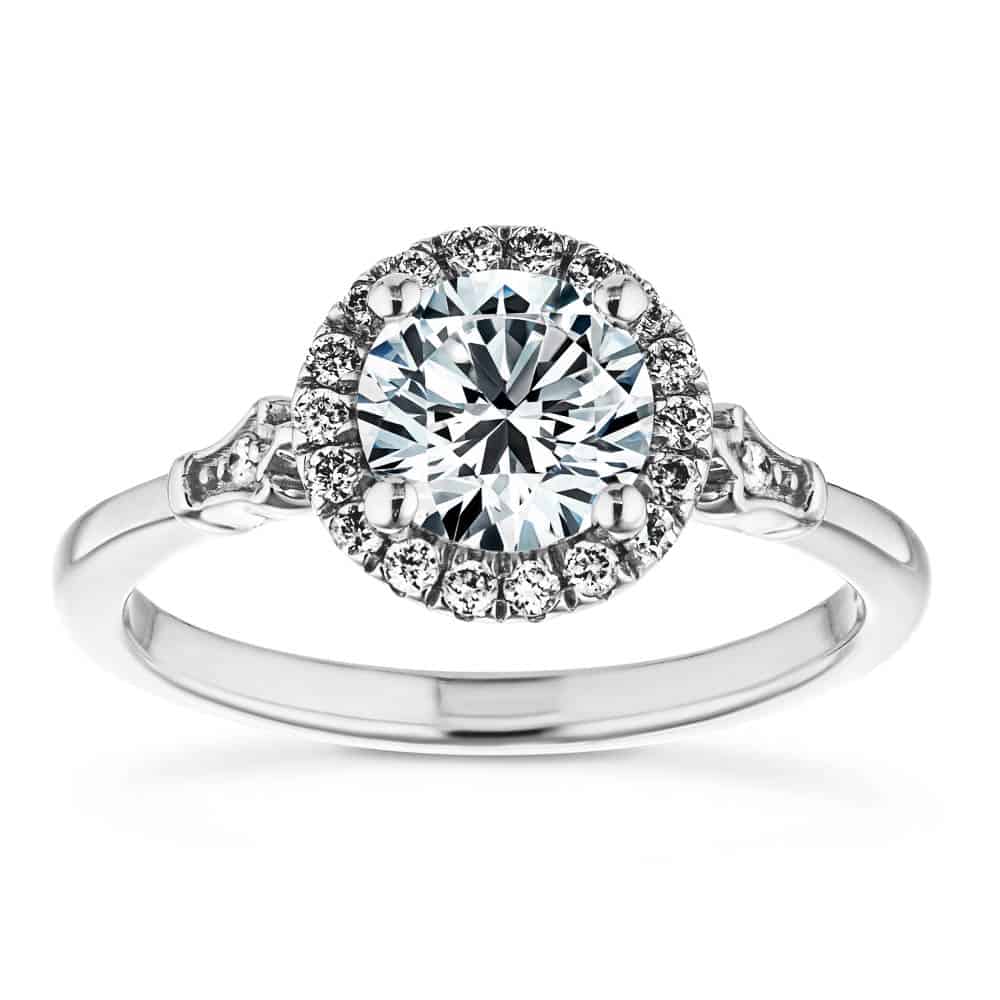 Moissanite - Briar Halo Engagement Ring