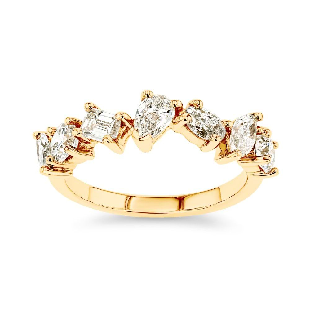 Shown in 14K Yellow Gold