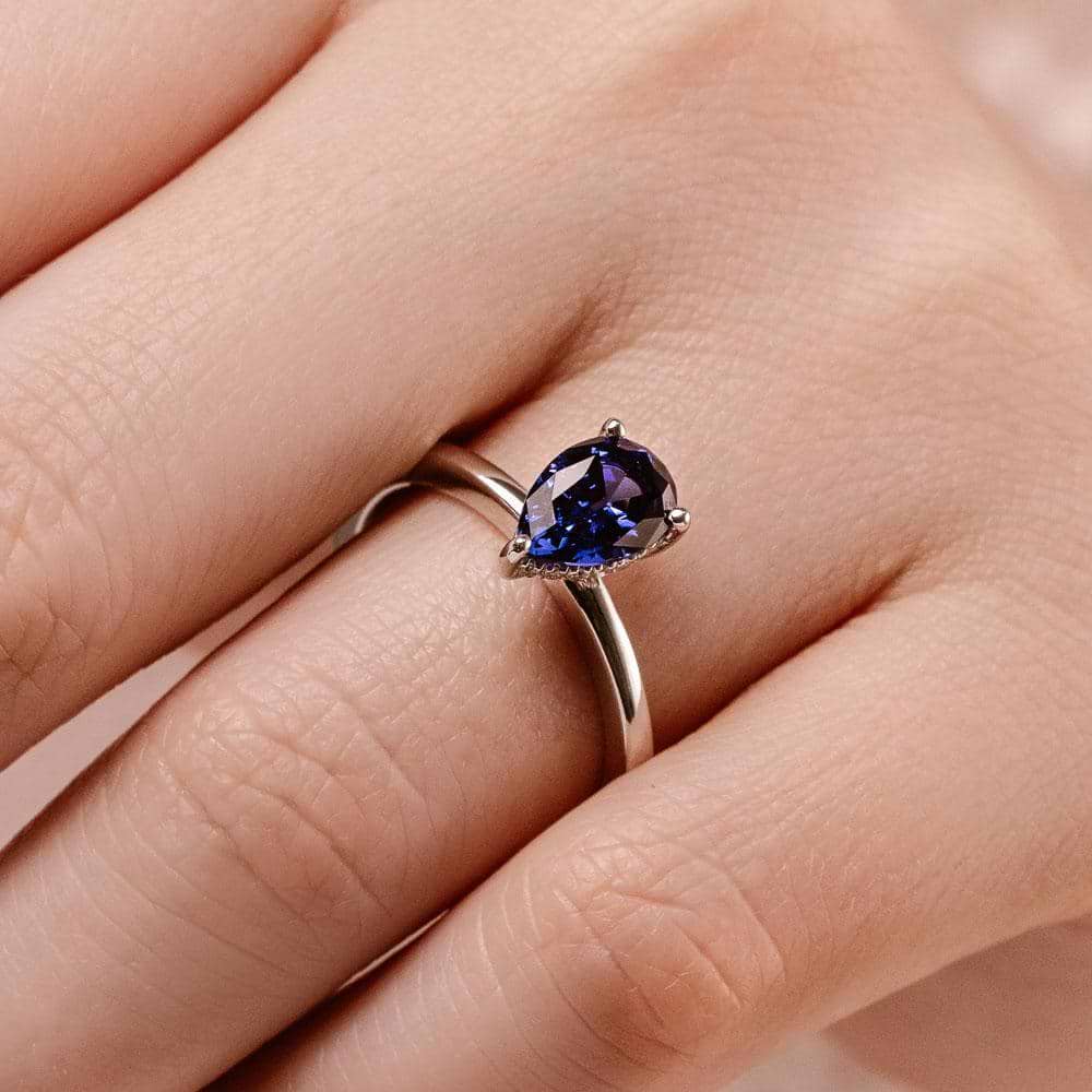 Cordelia Hidden Halo Engagement Ring