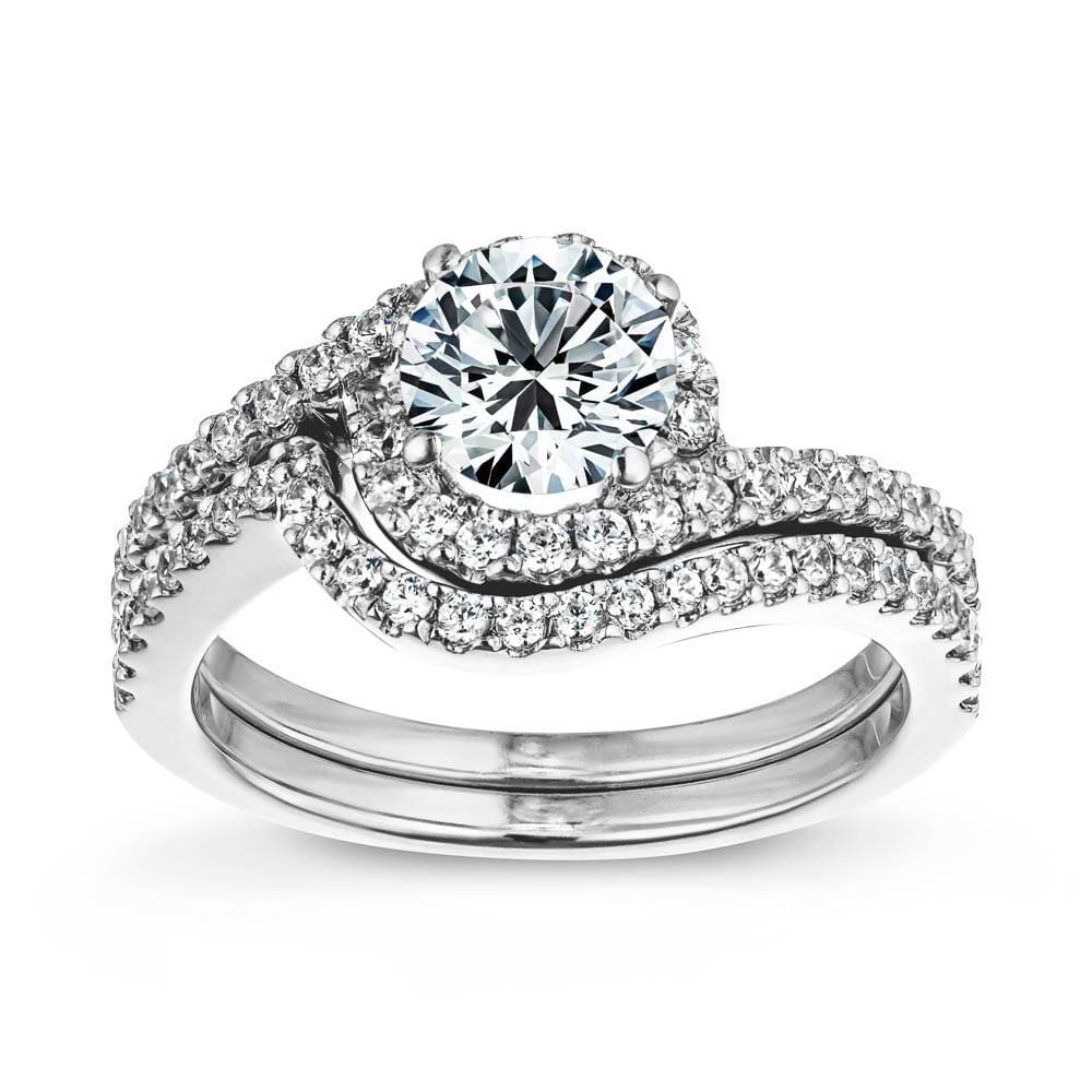 Engagement Ring Shown with Matching Wedding Band Available as a Set for a Discount