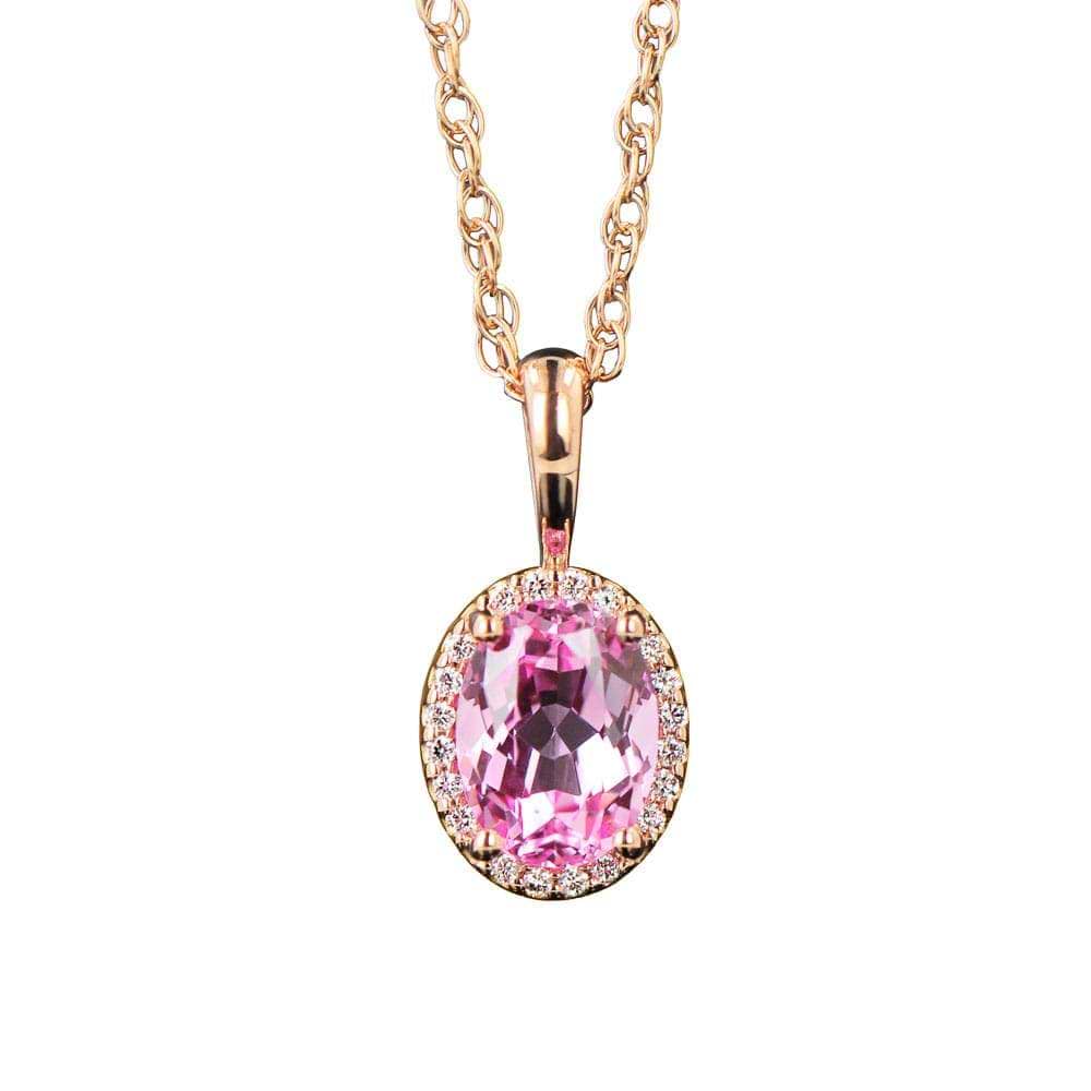 1.75ct Oval Cut Pink Sapphire in 14KR|1.75ct Oval Cut Pink Sapphire in 14KR