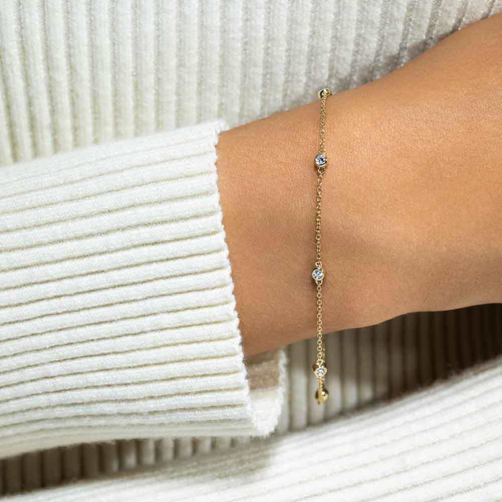 Diamond Station Bracelet