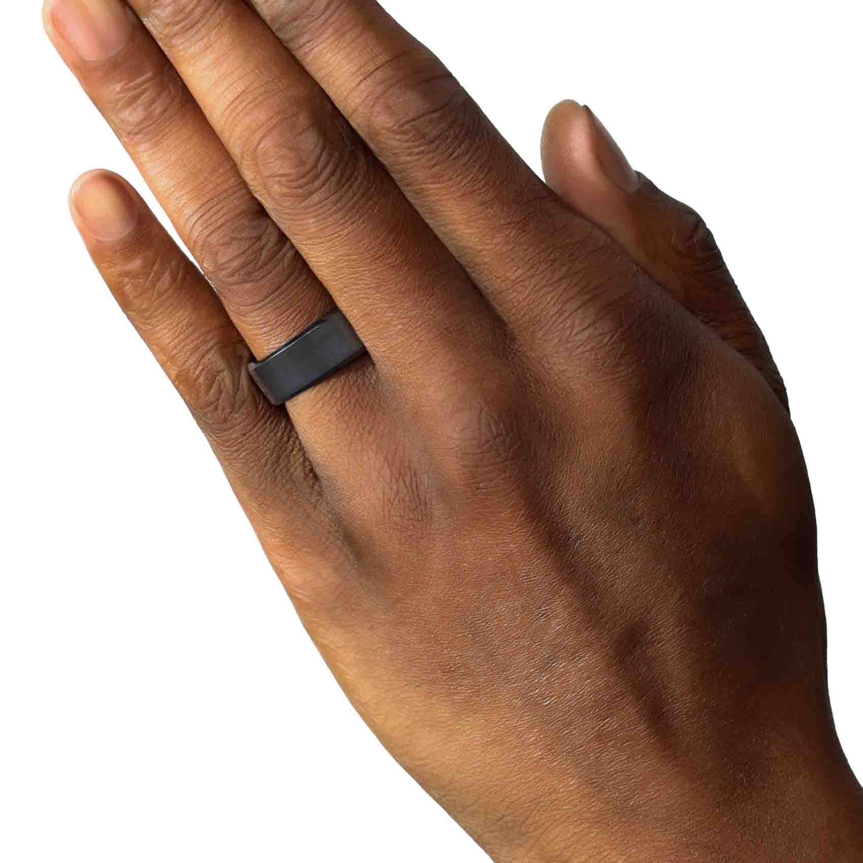 Elysium Lab Grown Diamond Band shown with a Matte Finish