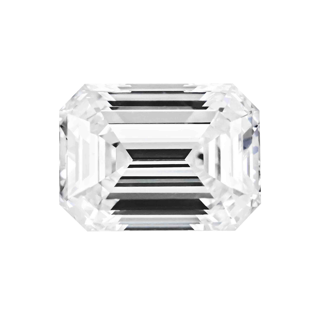 MD Fixed Emerald Cut Earrings 0.5ct x 2 (6x4mm) - Diamond Hybrid