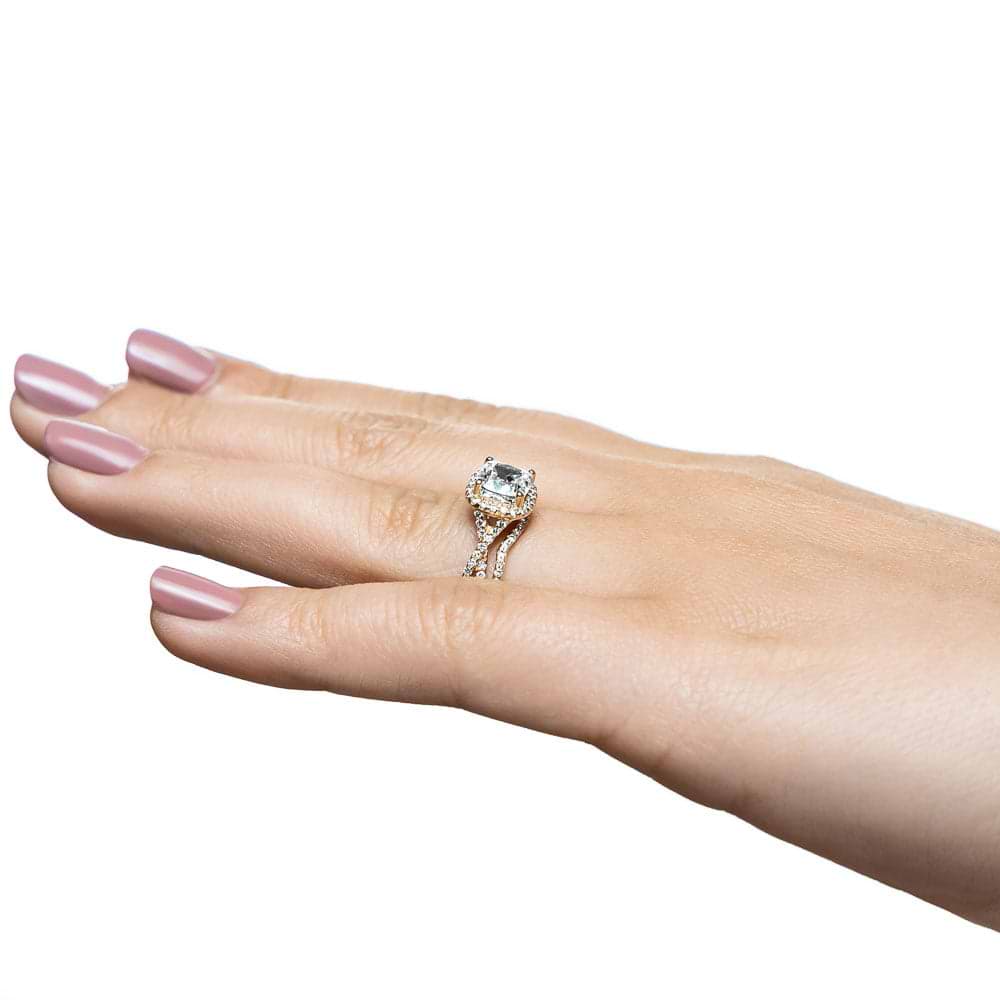 Monogram wedding rings cheap