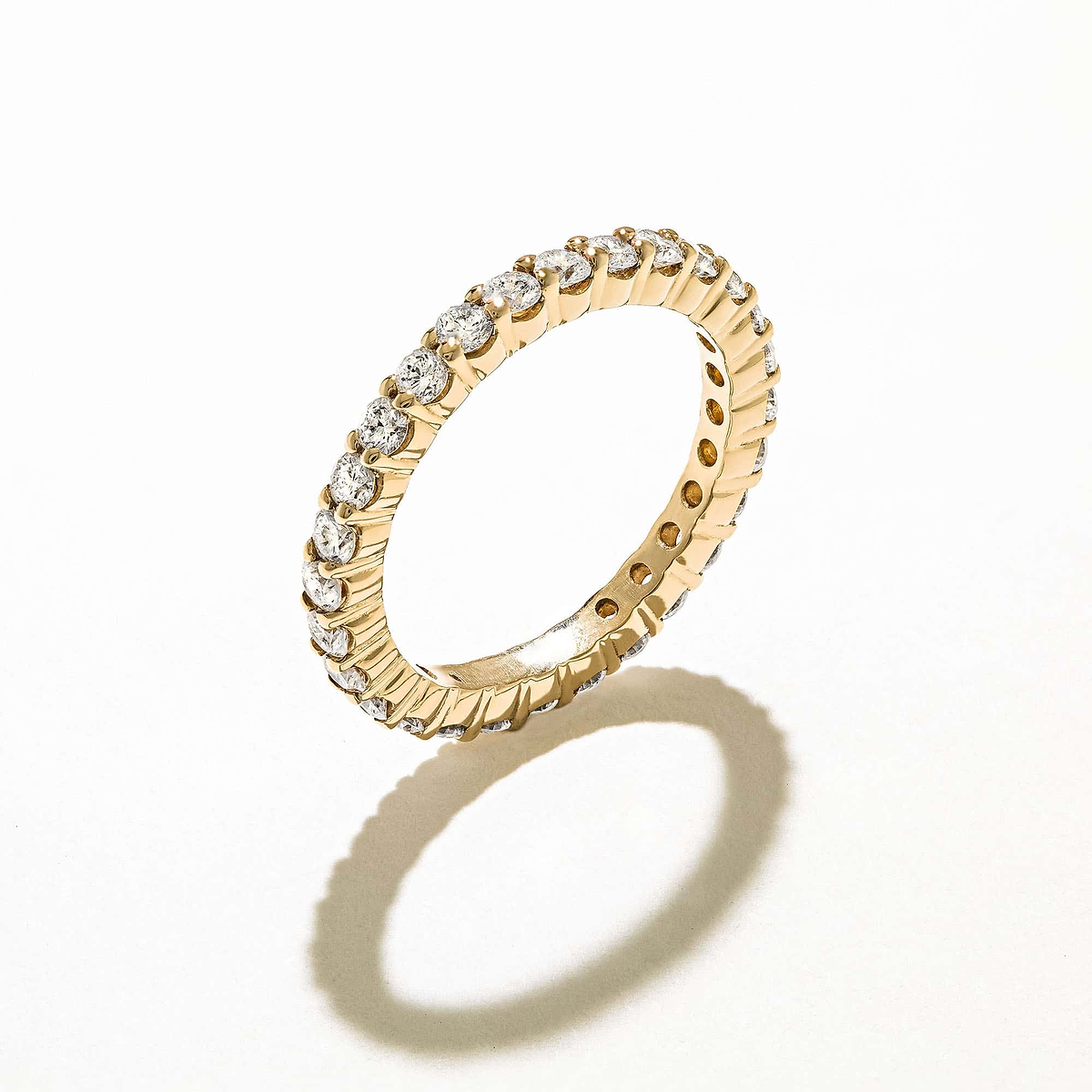 Eternity Lab Grown Diamond Band (RTS) - 1ctw & 14K Yellow Gold