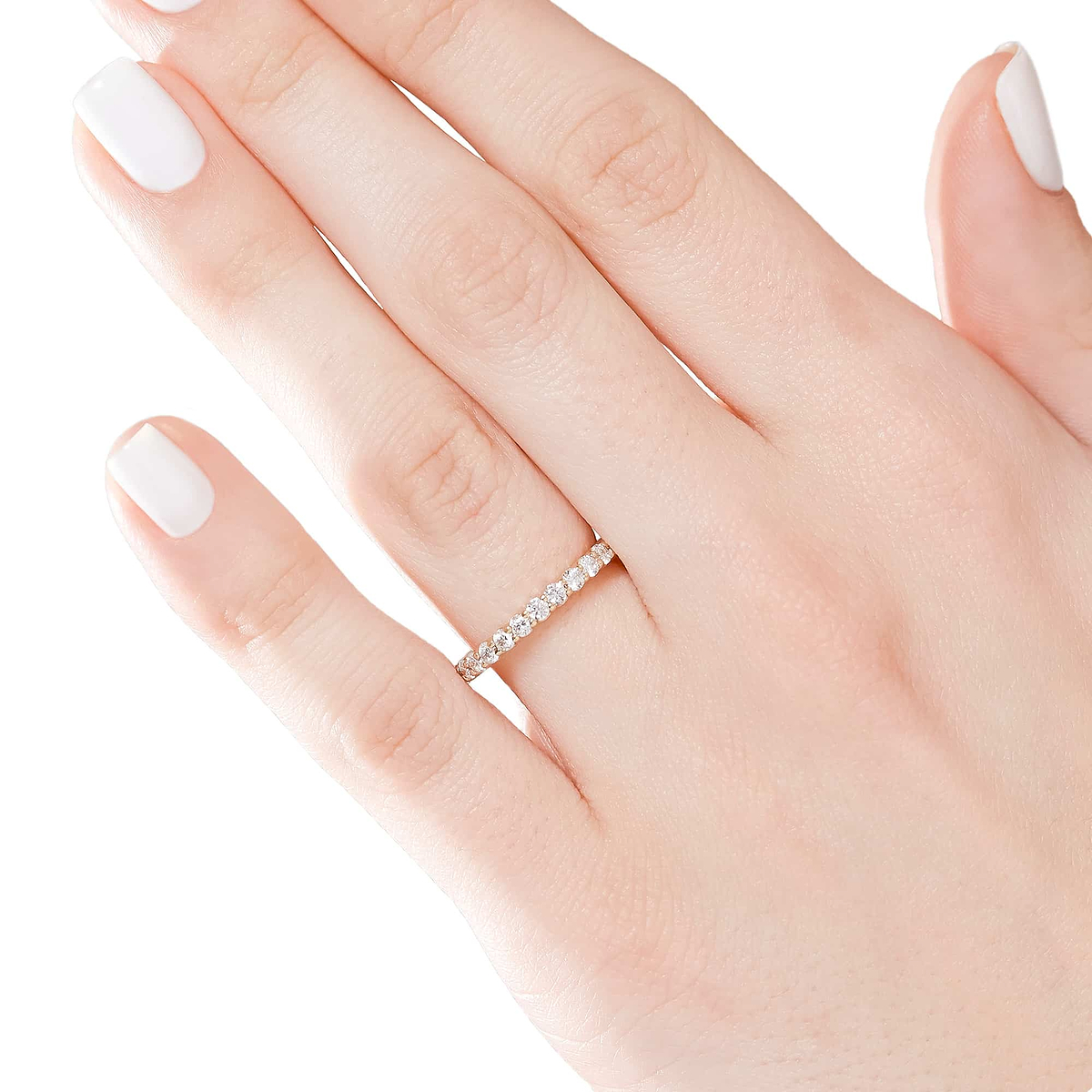 Eternity Lab Grown Diamond Band (RTS) - 1ctw & 14K Yellow Gold