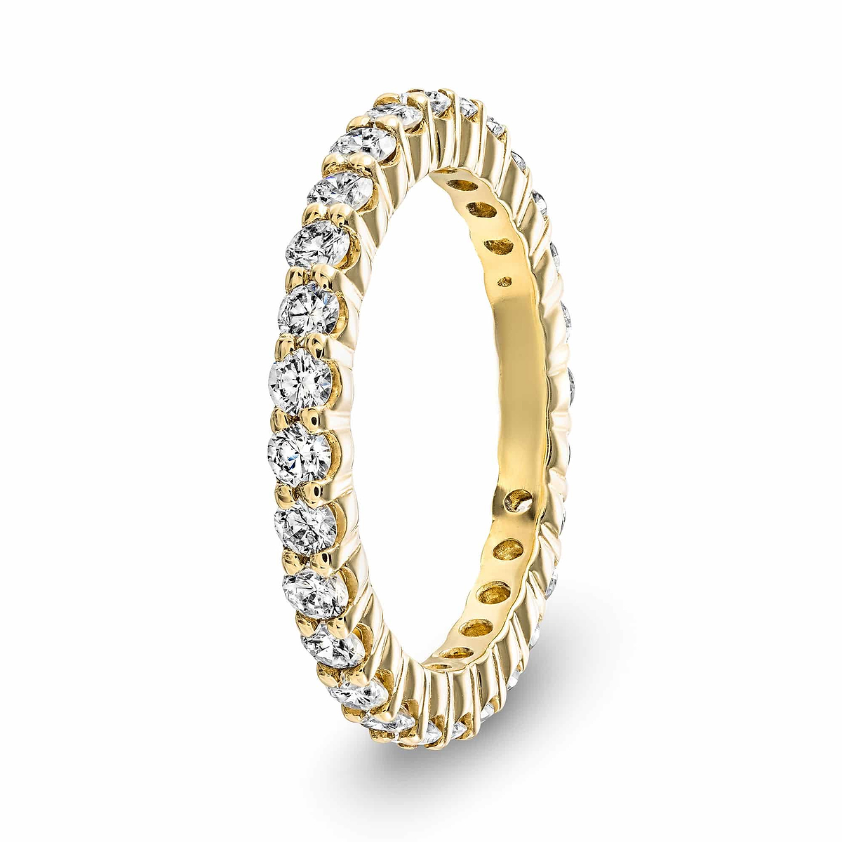 Eternity Lab Grown Diamond Band (RTS) - 1ctw & 14K Yellow Gold