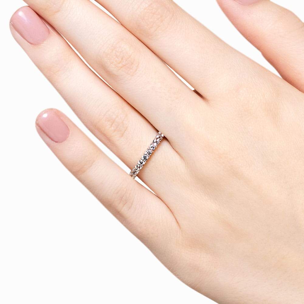 Lab Grown Diamond eternity band with 1.0ctw in recycled 14K white gold | Lab Grown Diamond eternity band with 1.0ctw in recycled 14K white gold