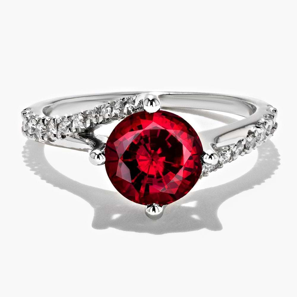 Flame Gemstone Ring