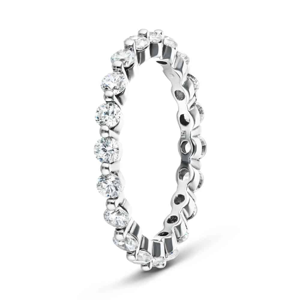 Shown in 14k White Gold