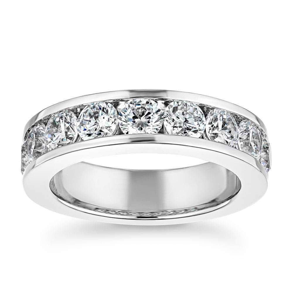 Graeme 2 ¼ ctw Round Lab Grown Diamond Seven Stone Channel