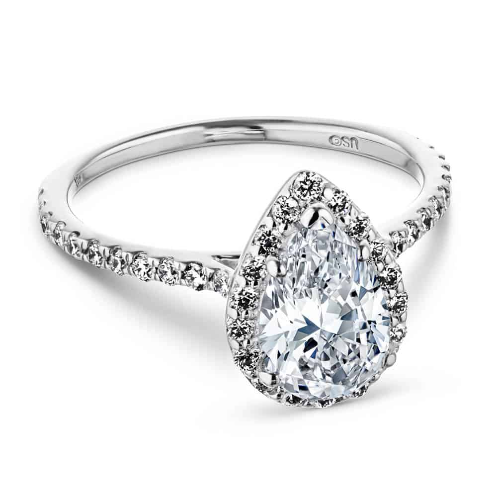 Moissanite - Heroine Accented Engagement Ring