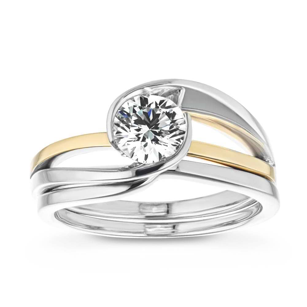 Two diamond ring settings online
