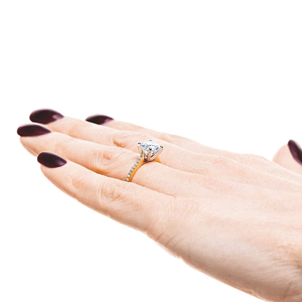 Moissanite - Idyllic Stackable Engagement Ring