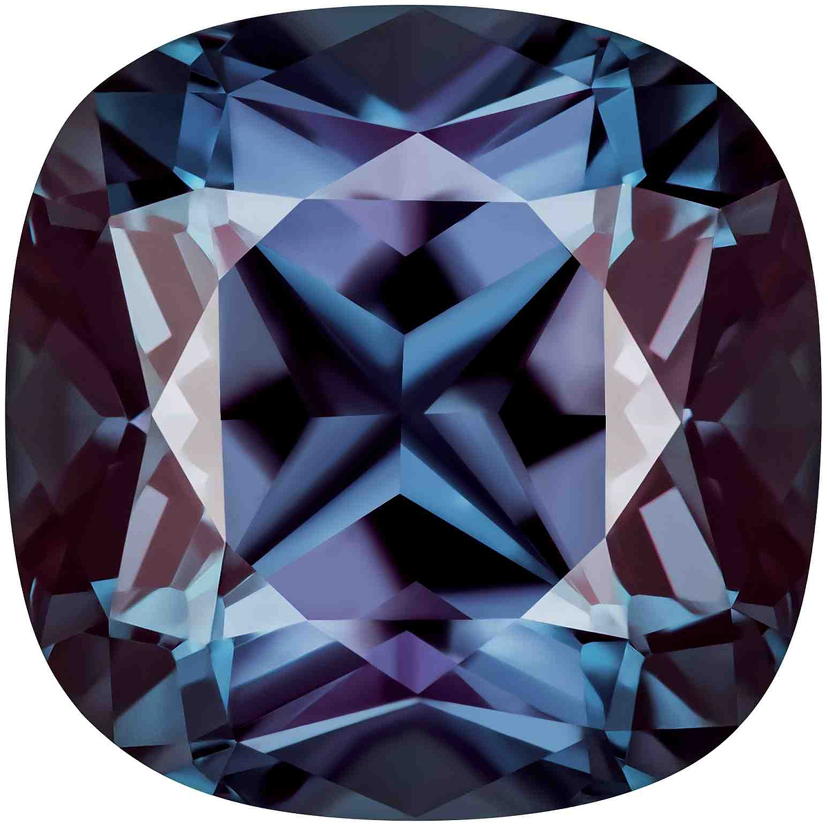 MD Fixed Cushion Cut Pendant 3.29ct (8mm) - Alexandrite