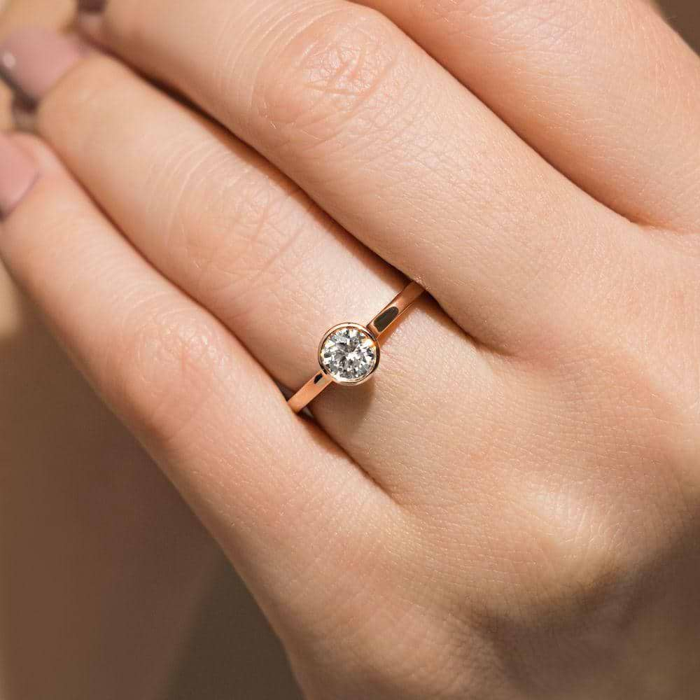 Moissanite - Lilac Engagement Ring