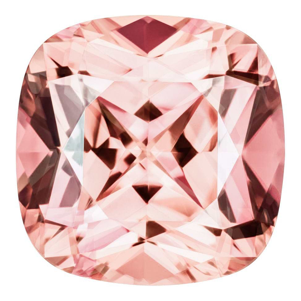 MD Fixed Cushion Cut Pendant 0.86ct (5mm) - Champagne Sapphire