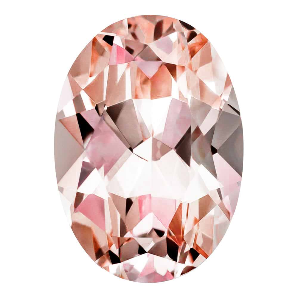MD Fixed Oval Cut Pendant 2.72ct (9x7mm) - Champagne Sapphire