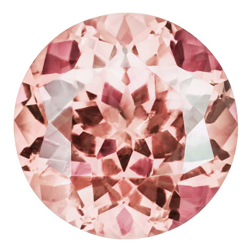 MD Fixed Round Cut Side Stones 0.9ct x 2 (5.5mm) - Champagne Sapphire