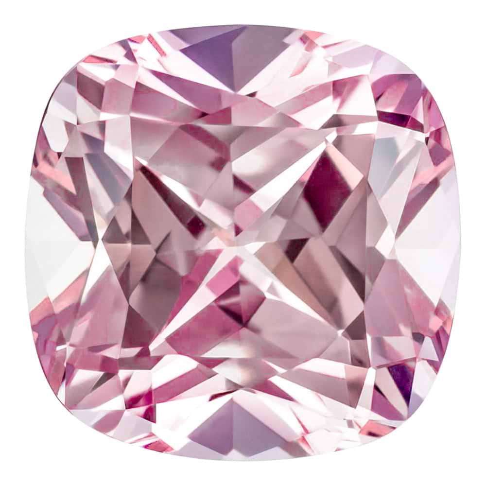 MD Fixed Cushion Cut Pendant 2.4ct (7mm) - Pink Champagne Sapphire