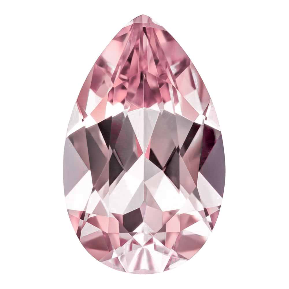 MD Fixed Pear Cut Pendant 0.55ct (6x4mm) - Pink Champagne Sapphire