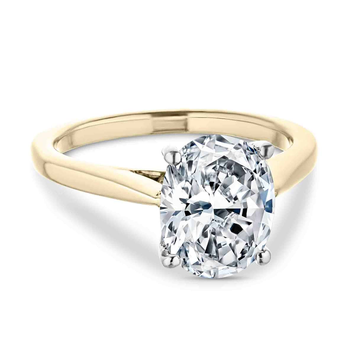 Two tone halo engagement rings store