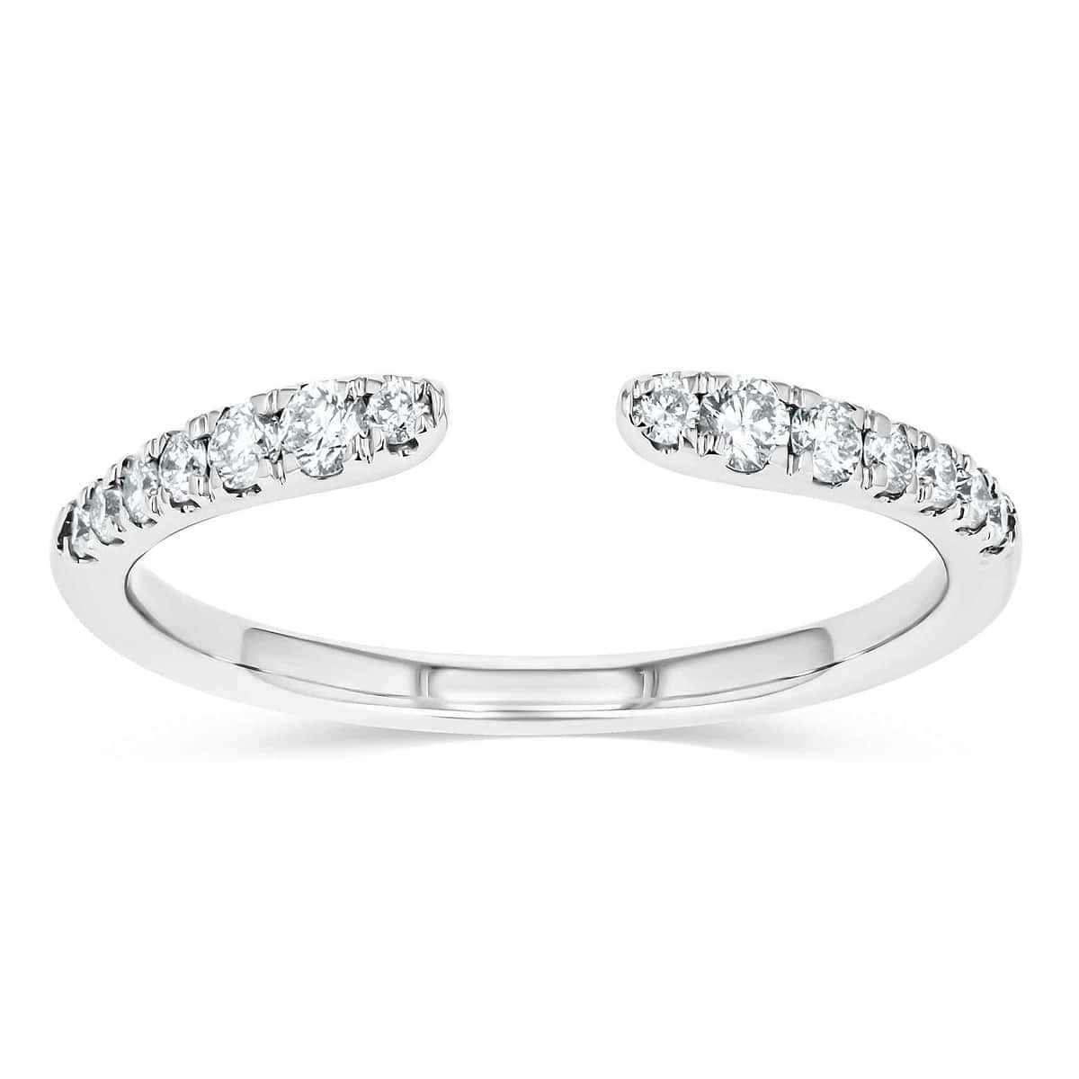 Shown in 14K White Gold