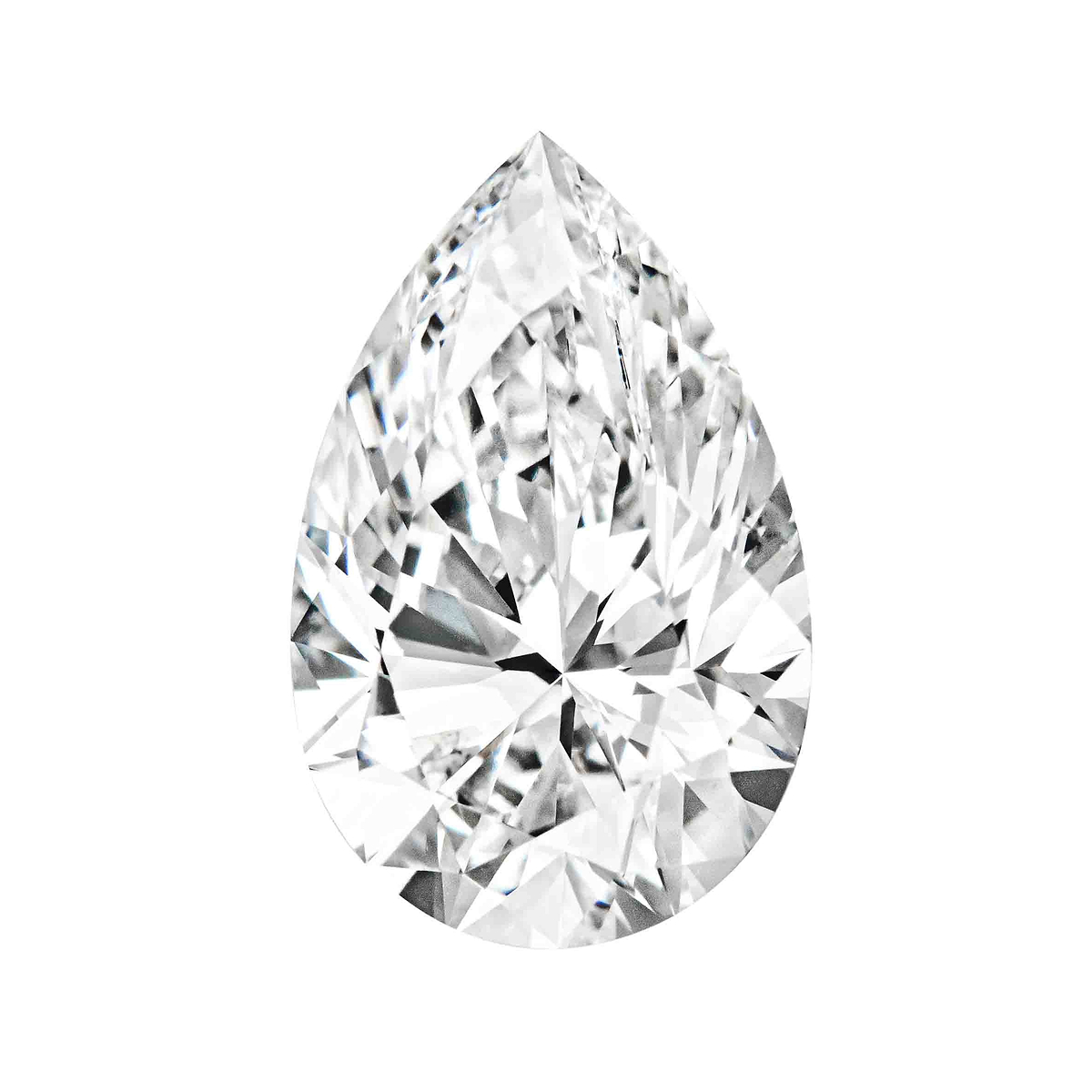 MD Fixed Pear Cut Side Stones 1.0ct x 2 (8x5mm) - Diamond Hybrid