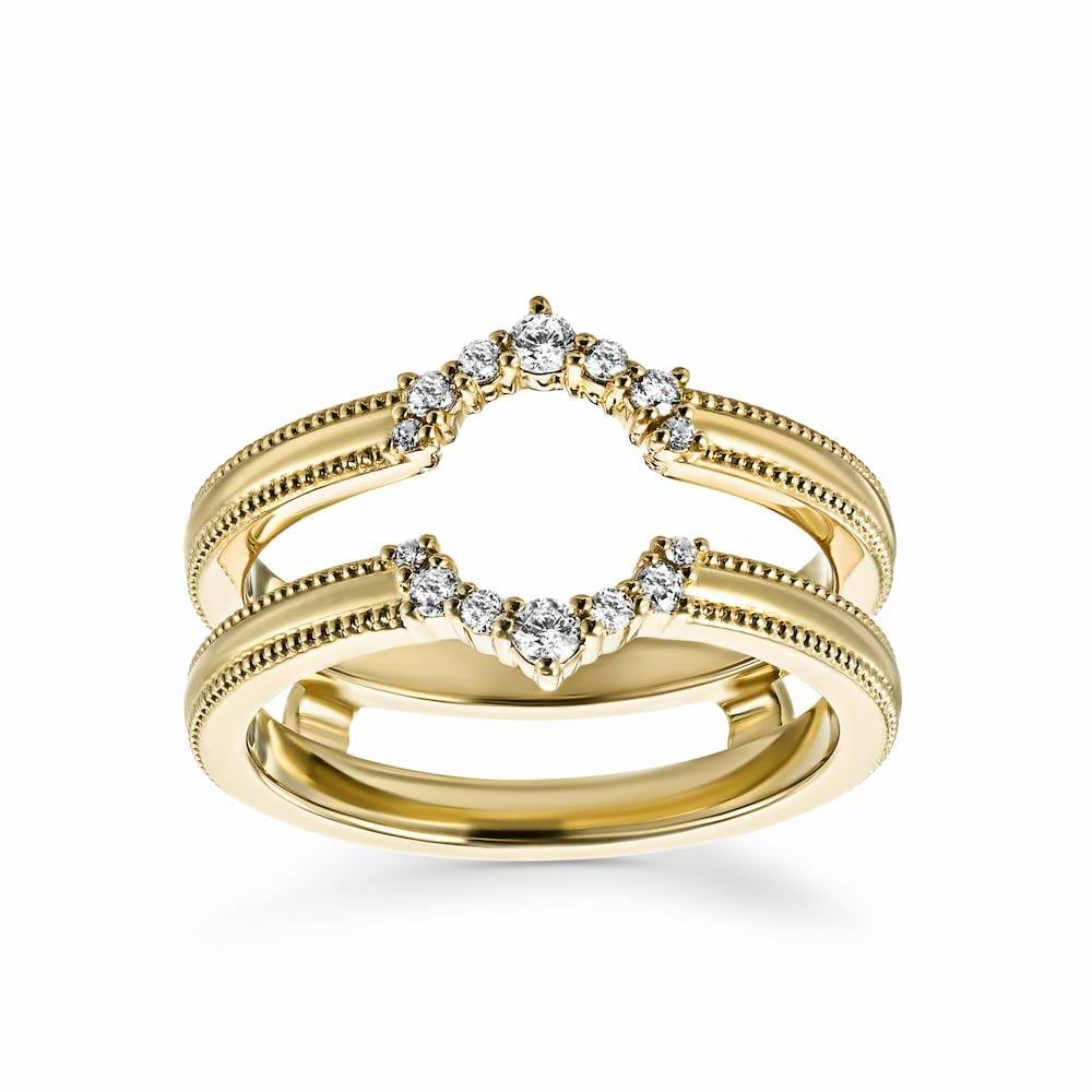 Shown in 14k Yellow Gold