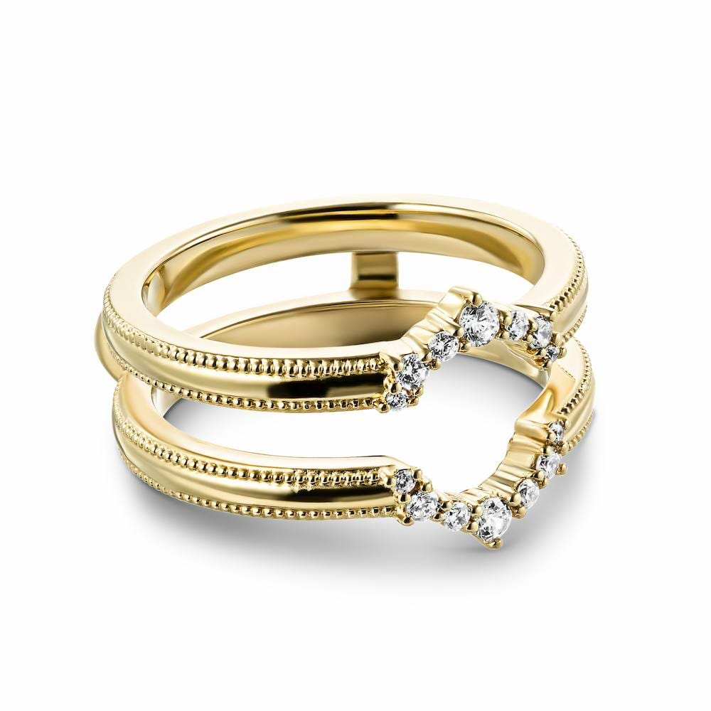 Shown in 14k Yellow Gold