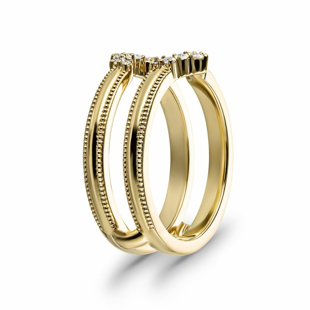 Shown in 14k Yellow Gold