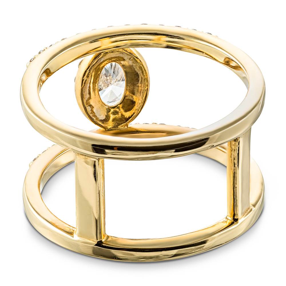 Scarlet Cage Ring (RTS) - 0.30ct Oval Cut
