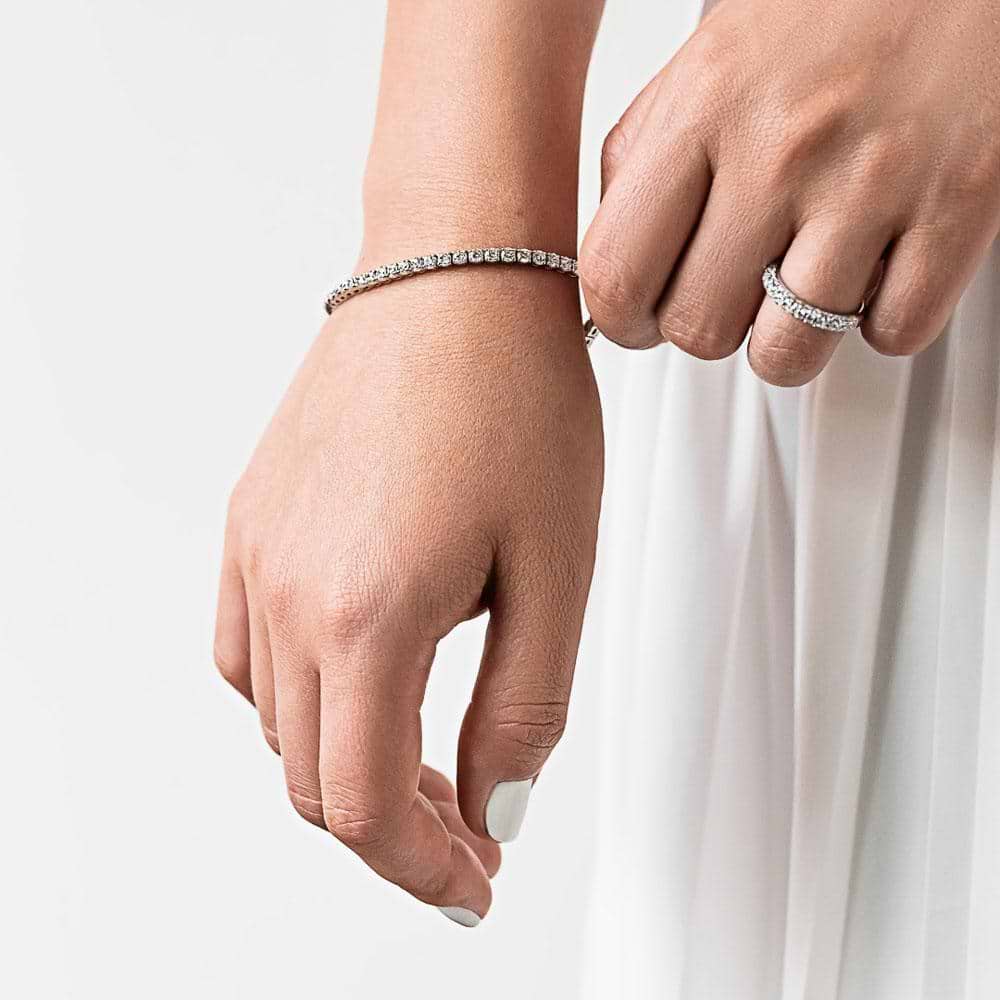 Lab Grown Diamond Tennis Bracelet (RTS) - 3.0ctw