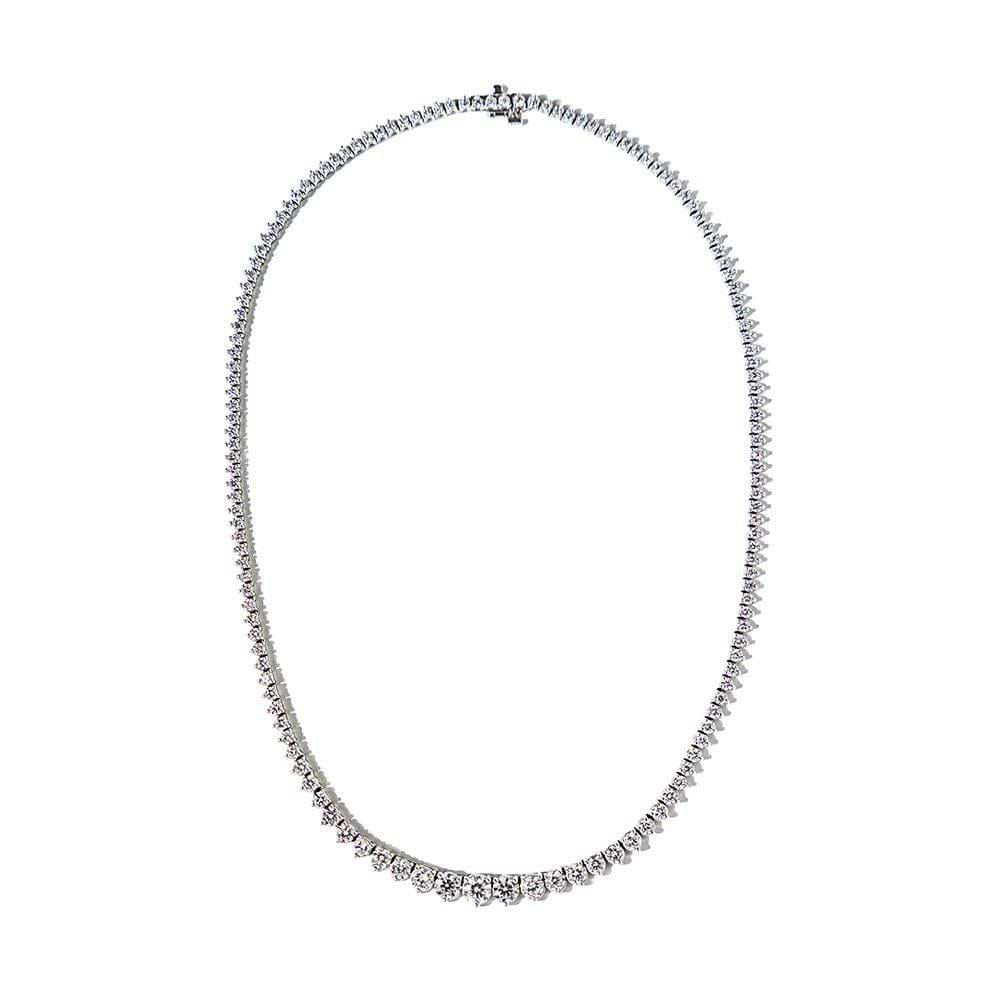 10.0ctw Lab-Grown Diamond Tennis Necklace