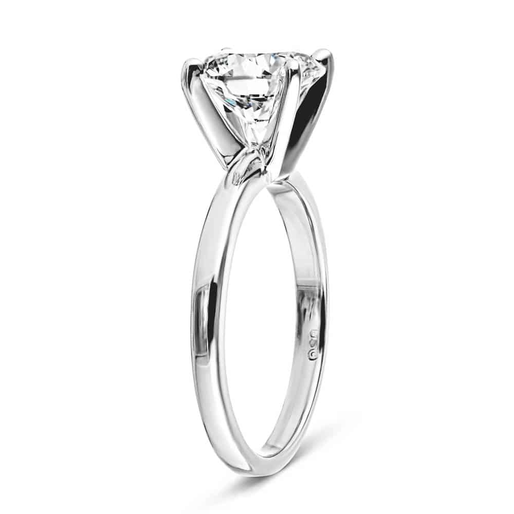 Moissanite - Traditional Solitaire Engagement Ring