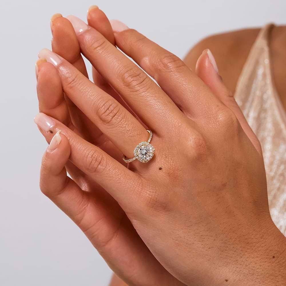 Venetian Engagement Ring Size 6.5 RTS MiaDonna