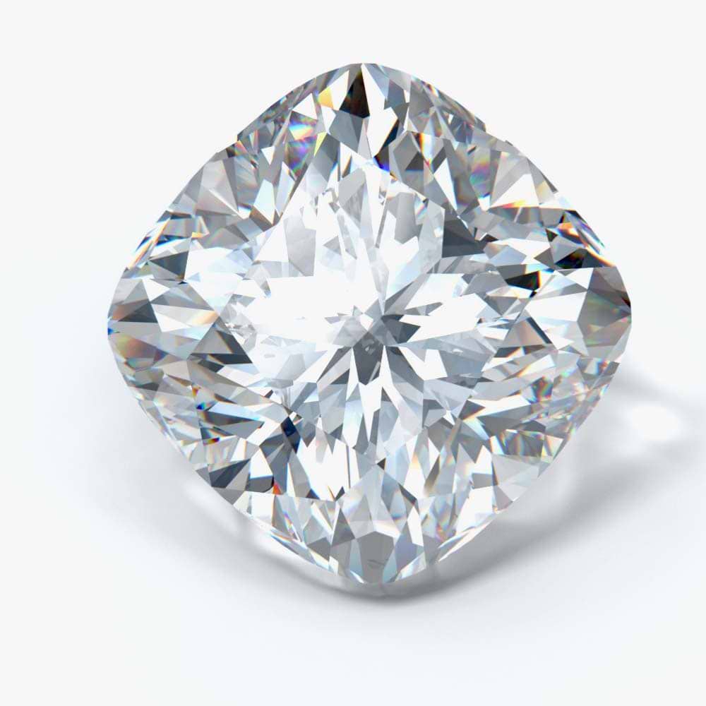 MD Fixed Cushion Cut Pendant 0.5ct (4.5mm) - Lab Grown Diamond