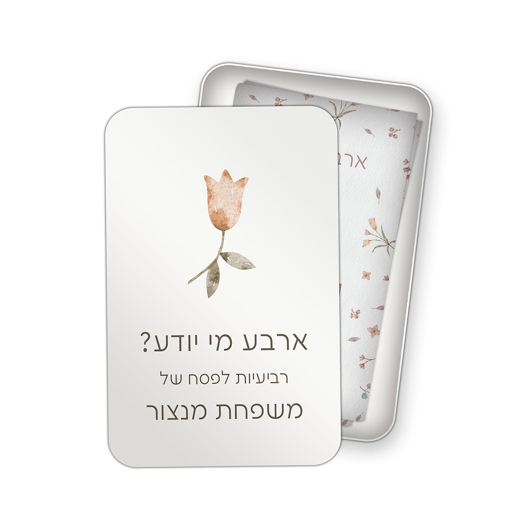 משחק רביעיות לפסח - אביב